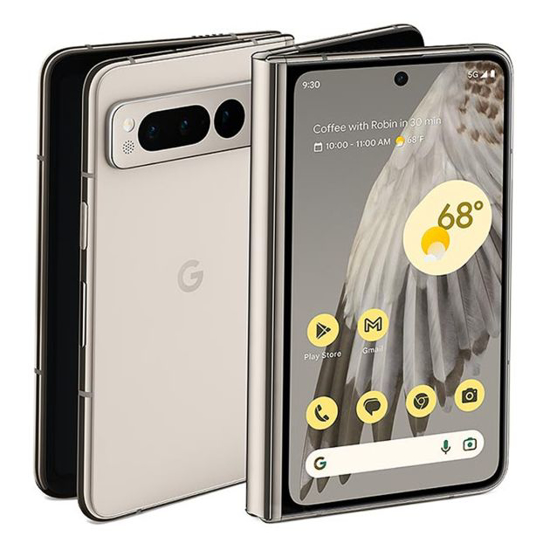 Image sur Google Pixel Fold - 256 Go/12Go RAM - 7,6" - 1 Nano SIM + eSIM - 48MP+10.8MP + 10.8MP /8MP + 9.5MP - 4821mAh - Garantie 3 Mois5 OCCASION )