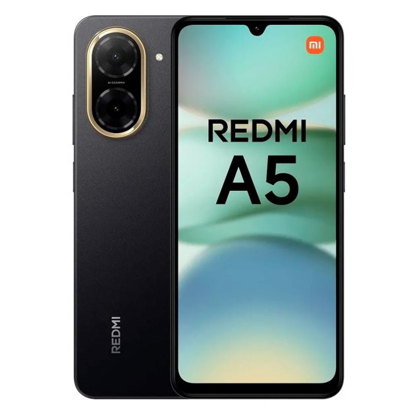 Agrandir l'image de Xiaomi Redmi A5 4G version globale – 128 Go – 4Go RAM – 6.88" IPS LCD, 120Hz – 2 Nano SIM – 32 MP / 8 MP – 5200mAh – Garantie 18 mois Image de Xiaomi Redmi A5 4G version globale – 128 Go – 4Go RAM – 6.88" IPS LCD, 120Hz – 2 Nano SIM – 32 MP / 8 MP – 5200mAh – Garantie 18 mois