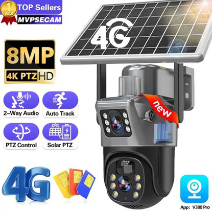 Image de Camera PTZ  wifi 4G solaire