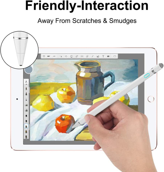 Image sur Stylet pour écrans tactiles Pencil, Stylet avec Pointe Crayon à écran Tactile Compatible avec iPad Pro/iPad / iPhone/Samsung iOS Tablette