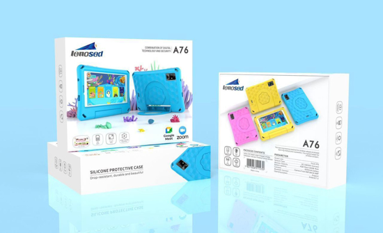 Image sur Tablette éducative Lenosed Kids A76,7" dual SIM- 128 Go /4 Go de RAM- applications et jeux préinstallés - 3 mois de garantie