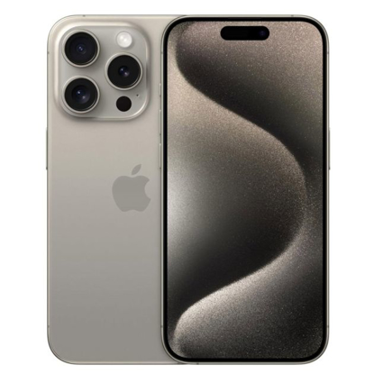 Image de iPhone 15 Pro - 256 Go/8Go - 6,1" - Apple A17 Pro - Nano SIM physique - 48 MP+12MP+12MP/12MP - 3274mAh - Garantie 12 mois