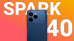 Image sur Tecno Spark 40 - 256 Go - 8 Go + 8 Go RAM Extensible - 6,67" - 50MP/32MP - Dual Nano Sim - 5200 mAh - Garantie 24 mois + 22Go de Connexion  MTN offert