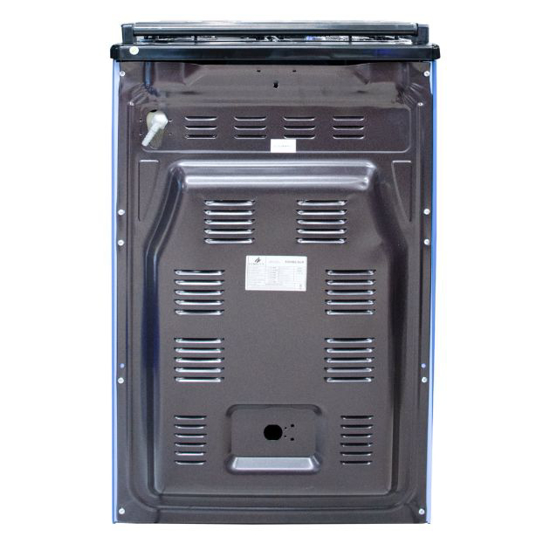 Image sur Cuisinière à gaz EUROLUX F5S40G2 – 4 foyers – 50 × 55 cm – Allumage manuel – Four haut/bas – Inox– Garantie 6 mois