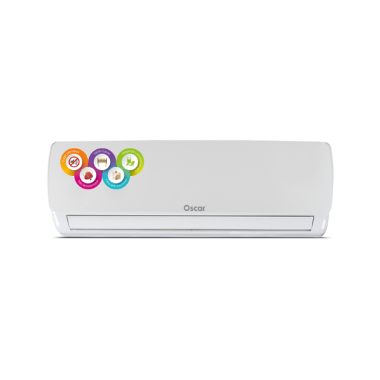 Image sur Climatiseur split OSCAR OSC-S24W – 24 000 BTU - 3 CV – R410A – A++ – Garantie 6 mois
