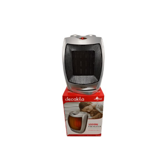 Image sur Chauffage Électrique Decakila – KEFH005S – 1 500 W, Céramique, Compact, Protection Surchauffe – Garantie 3 Mois