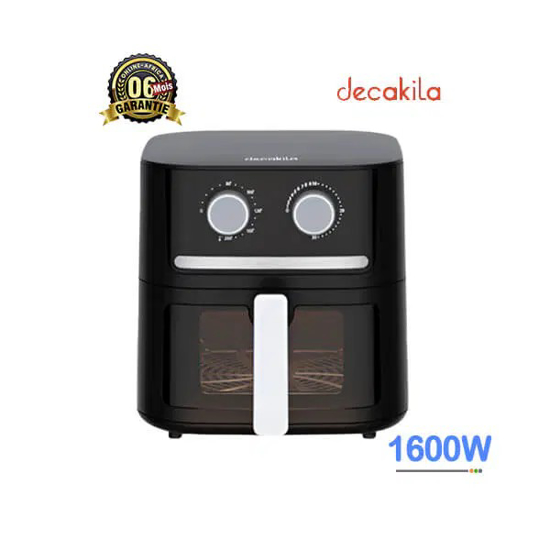 Image sur Friteuse sans Huile Decakila – KEEC085B – 6,5 L, 1 600 W, Température 80‑200 °C, Minuterie 60 min – Garantie 3 Mois