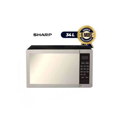 Agrandir l'image de Micro-ondes – SHARP – R-77AT-ST -1000W- 34L Garantie 06 mois Image de Micro-ondes – SHARP – R-77AT-ST -1000W- 34L Garantie 06 mois