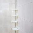 Image sur Étagère de douche à 4 niveaux réglables