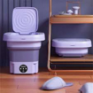 Image sur Mini lave-linge pliable 8 L avec essoreuse – Portable – 8 L – Garantie 3 mois