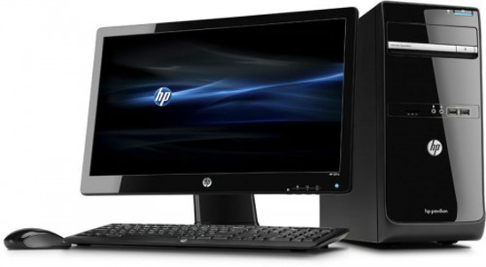Image sur Desktop Complet HP Pro 3500 MT i3-3470 Micro Tour reconditionné 4Go Ram 256Go SSD Moniteur 19 pouces