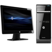 Image sur Desktop Complet HP Pro 3500 MT i3-3470 Micro Tour reconditionné 4Go Ram 256Go SSD Moniteur 19 pouces