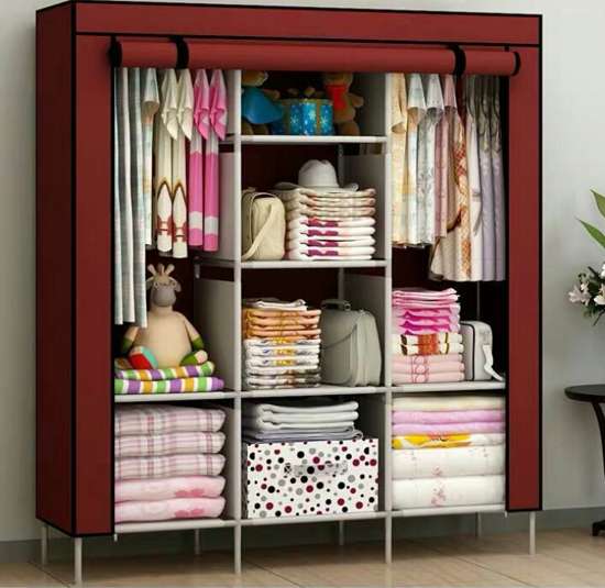 Image sur Penderie Démontable -Armoire Amovible Marron - copié