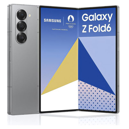 Image sur Samsung Galaxy Z Fold6 - 512 Go - 12Go RAM - Ecran AMOLED dynamique pliable 2X - 7.6" - 2 Nano SIM - 50MP+10MP+12MP 8K /4MP+10MP 4K - 4400mAh - Garantie 24 mois