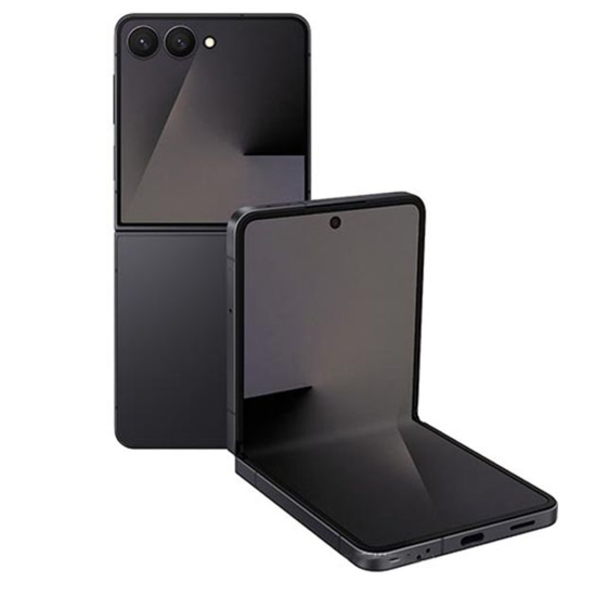 Image sur Samsung Galaxy Z Flip7 – 512 Go – 12 Go de RAM – Écran AMOLED pliable de 6,9 pouces + FlexWindow de 4,1 pouces – 50 MP + 12 MP / 10 MP – 4 300 mAh – Garantie de 24 mois