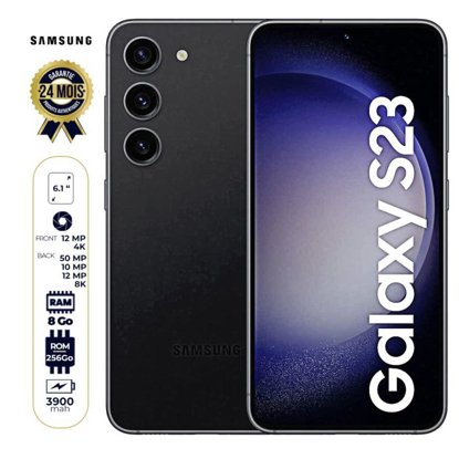 Image de Samsung Galaxy S23 5G - 256 Go/8Go RAM - 6.1" - 1 Nano-SIMs and eSIM - 50MP 8K /12MP 4K - 3900mAh - 24 Mois