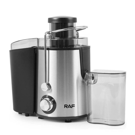 Image sur Extracteur de jus centrifuge RAF R.2817S - 1000 W – 2 vitesses – Filtre inox – Garantie : 6 mois