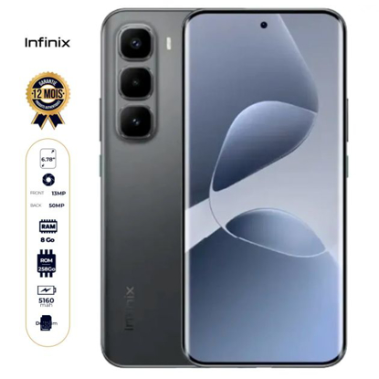 Agrandir l'image de Infinix Hot 60 Pro+ - 256GB ROM - 8+8GB RAM - 2SIM - 50+2MP - 5160mAh - Garantie 12 Mois Image de Infinix Hot 60 Pro+ - 256GB ROM - 8+8GB RAM - 2SIM - 50+2MP - 5160mAh - Garantie 12 Mois