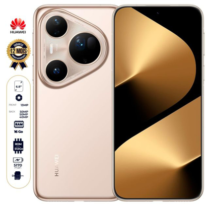 Image de Huawei Pura 80 Ultra – 512 Go – 16 Go RAM – 6,8" – Dual Nano SIM – 50MP+50MP+40MP/13MP – 5170 mAh – Garantie 12 mois