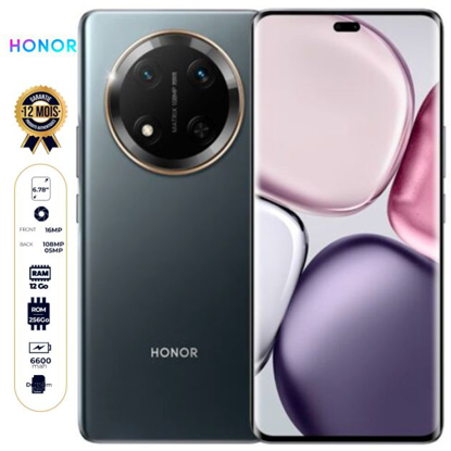 Image de Honor X9c – 256 Go – 12 Go RAM – 6,78’’ – Double Nano SIM – 108MP+5MP/ 16 MP – 6600 mAh – Garantie 12 mois