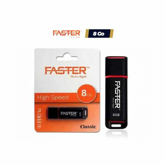 Image sur Clé USB FASTER - 16Go - Noir