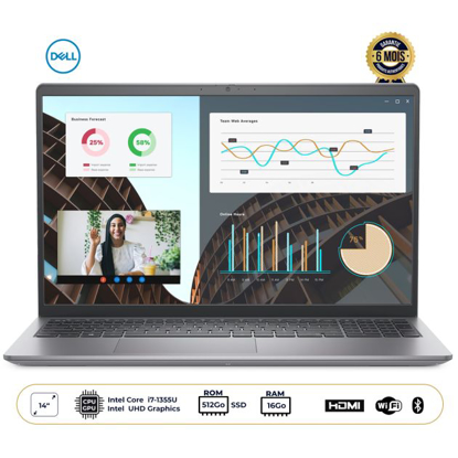 Agrandir l'image de LAPTOP Dell Vostro 3530 Core i5 8Go de RAM 512Go SSD 13eme Gen Écran 15,6"-6 Mois de Garantie Image de LAPTOP Dell Vostro 3530 Core i5 8Go de RAM 512Go SSD 13eme Gen Écran 15,6"-6 Mois de Garantie