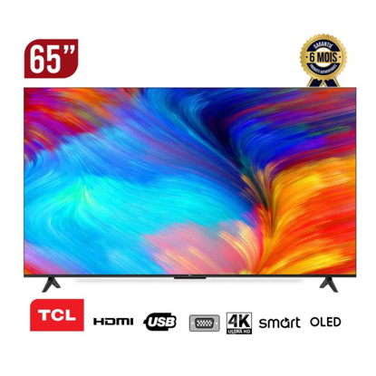 TV SMART -TCL- 65 pouces - 65P635 - 4K -UHD- QLED - Smart Google TV - Garantie 6 mois TV SMART -TCL- 65 pouces - 65P635 - 4K -UHD- QLED - Smart Google TV - Garantie 6 mois