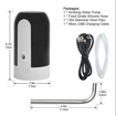 Image sur Pompe à Eau électrique  et Adaptateur D'alimentation Batterie Rechargeable Pour la Cuisine Et Bureau