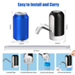 Image sur Pompe à Eau électrique  et Adaptateur D'alimentation Batterie Rechargeable Pour la Cuisine Et Bureau