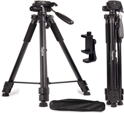 Agrandir l'image de Triepied professionnel tres robuste pour cameras et telephone Image de Triepied professionnel tres robuste pour cameras et telephone