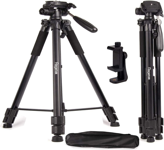 Image sur Triepied professionnel tres robuste pour cameras et telephone