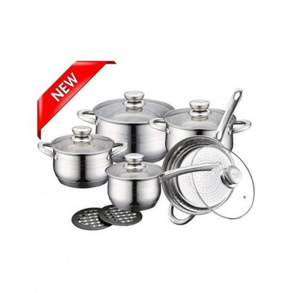 Agrandir l'image de Set Marmites et Poelle RL-1232 - 5 Pièces - Argent Image de Set Marmites et Poelle RL-1232 - 5 Pièces - Argent