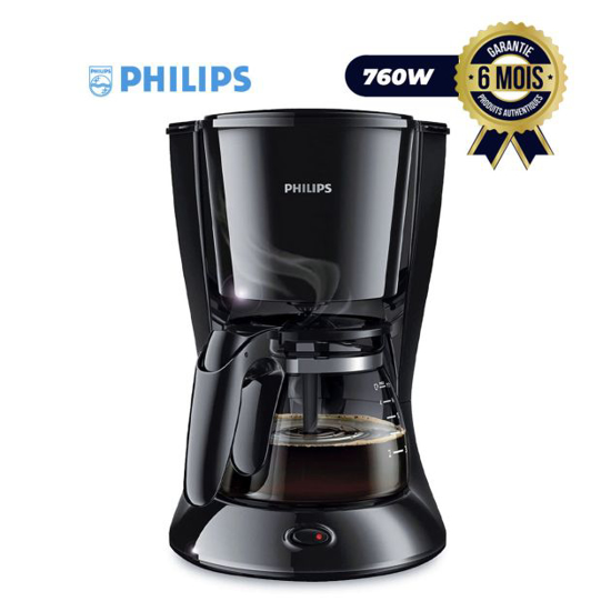Image sur Cafetière filtrante Philips HD7432/20 – 0,6 L / 7 tasses – arrêt auto 30 min – système anti-gouttes + AromaTwister – Garantie 03 mois