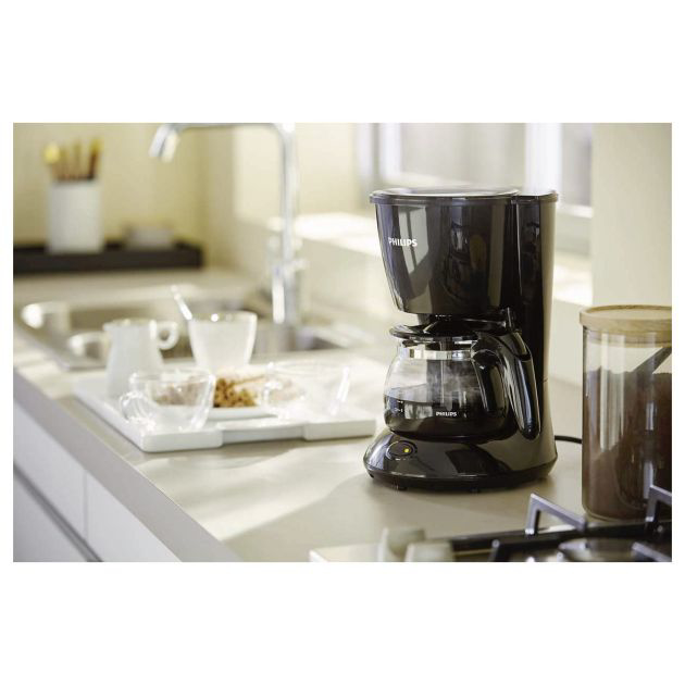 Grossag KA 12.17 Cafetière avec verseuse en verre, 4 tasses, réservoir à eau amovible, 0,6 l