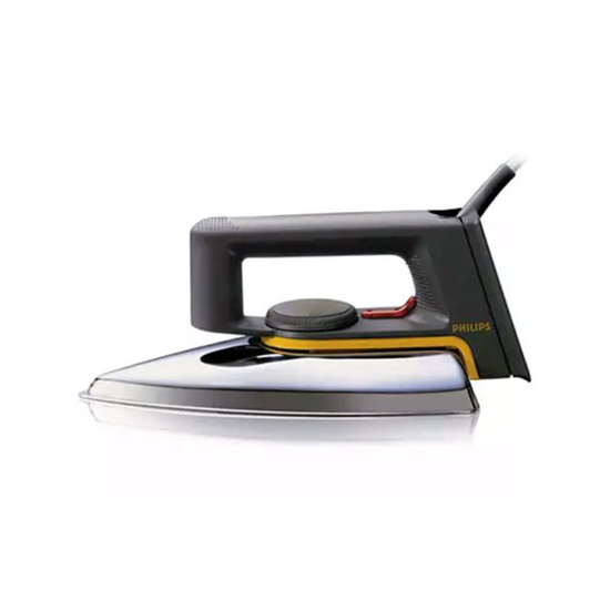 Image sur Fer à repasser à sec Philips HD1172/07 – semelle aluminium + pointe fine – enrouleur de câble – témoin de chauffe – Garantie 06 mois