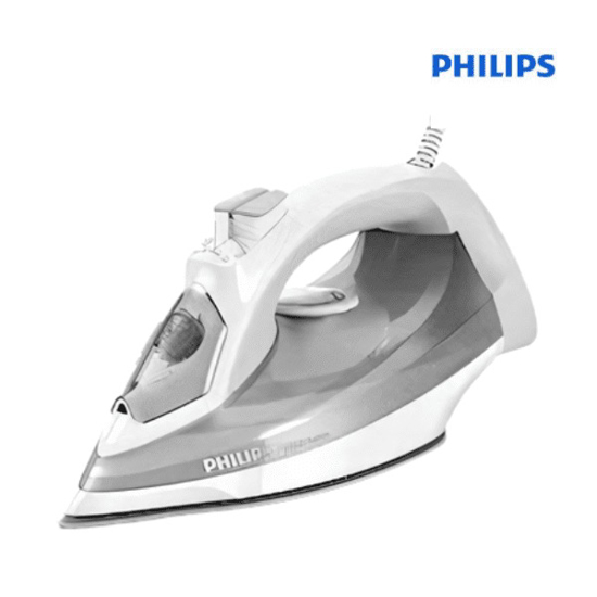 Image sur Fer à repasser vapeur Philips DST5010/10 – 2400 W – vapeur continue 40 g/min + boost 160 g – semelle SteamGlide Plus anti-rayures – fonction anti-goutte et auto-nettoyage – Garantie 06 mois