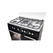 Image sur Cuisinière à gaz SUPER FLAME SFBCK-90605G – 5 foyers – four gaz 60×90 cm – allumage automatique + tourne-broche – Garantie 03 mois