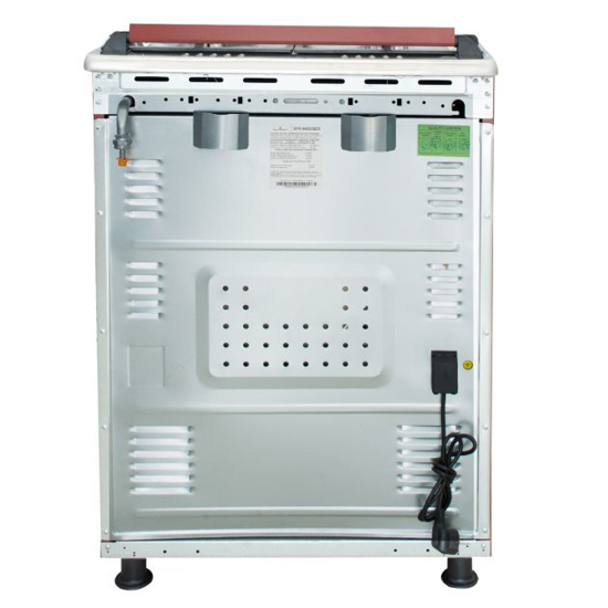 Image sur Cuisinière à gaz SUPER FLAME SFKI-6402GBZ – 4 feux – format 60×60 cm – allumage automatique + four à gaz 150-250 °C – BORDEAUX / GRIS / MAT - Garantie 6 mois