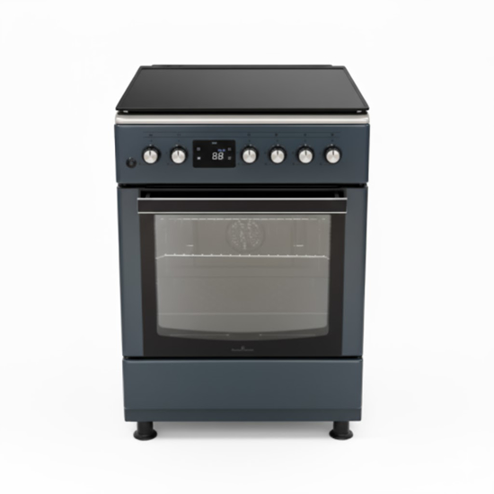 Image sur Cuisinière à gaz SUPER FLAME SFKI-6402GBZ – 4 feux – format 60×60 cm – allumage automatique + four à gaz 150-250 °C – BORDEAUX / GRIS / MAT - Garantie 6 mois