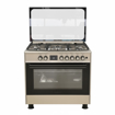 Image sur Cuisinière à gaz SUPER FLAME SFKI-9502GBZX – 5 foyers – format 60×90 cm – allumage automatique + grand four – MAT / GRIS / BORDEAUX - Garantie 6 mois