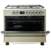 Image sur Cuisinière à gaz SUPER FLAME SFKI-9502GBZX – 5 foyers – format 60×90 cm – allumage automatique + grand four – MAT / GRIS / BORDEAUX - Garantie 6 mois