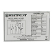 Image sur Réfrigérateur vitrine Westpoint WPFL-2423 – 220 L – porte vitrée simple – éclairage LED + gaz R600a – Garantie 6 mois