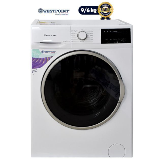 Image sur Machine à laver & séchante Westpoint WDMI-91420.ER – 9 kg lavage / 6 kg séchage – 14 + 5 programmes – Classe énergie A++ – Garantie 6 mois