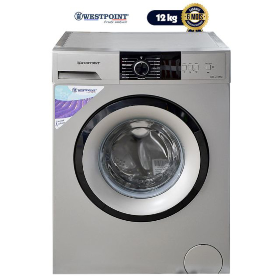 Image sur Machine à laver automatique Westpoint WMI-1212320 – 12 kg – essorage 1 200 tr/min – Classe A+++ – Garantie 6 mois