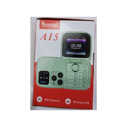 Image de A15 BONTEL - petit téléphone portable pliable - Dual Sim - 1.77'' - Camera arriere - MP4 - FLIP MOBILE - TORCHE - 13 MOIS DE GARANTIE