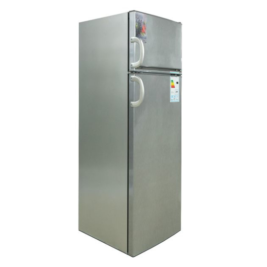 Image sur Réfrigérateur double-portes FIABTEC FTTL-283240 – 240 L – inox – Classe A+ – gaz R600a – Garantie 06 mois