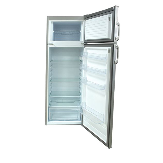 Image sur Réfrigérateur double-portes FIABTEC FTTL-283240 – 240 L – inox – Classe A+ – gaz R600a – Garantie 06 mois