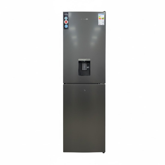 Image sur Réfrigérateur combiné FIABTEC FTTL-318256 – 256 L – No Frost – Acier inoxydable – Distributeur d’eau – Garantie 6 mois