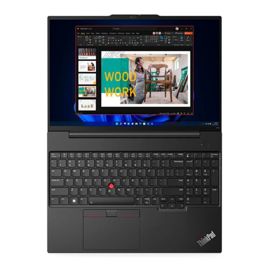 Image sur LAPTOP LENOVO ThinkPad E16 GEN1 Core i5 13TH 16GB RAM 512GB SSD 16″ Noire