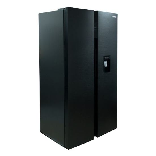 Image sur Réfrigérateur américain FIABTEC FTSBSS-590WE – 520 L – No Frost + Distributeur d’eau – Acier inoxydable – Garantie 6 mois